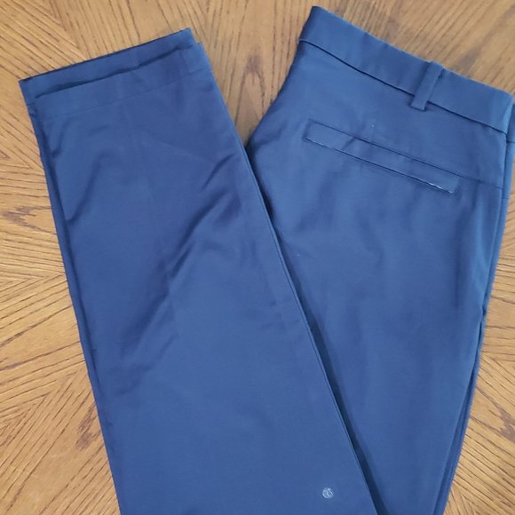 Lululemon Commission Pants Navy Blue Work Casual Men's Size 38x34 Excellent! - Picture 1 of 4